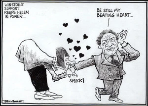 Winston's support keeps Helen in power... "Be still my beating heart..." 18 October, 2005.