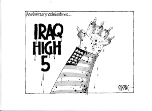 'Anniversary celebrations...' 'IRAQ HIGH 5' 31 March, 2008