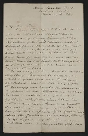 Letter to John Coleridge Patteson - SEL010/5.00/3