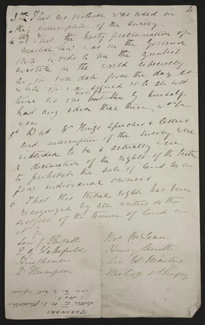 Draft letter to W E Gladstone and others - SEL010/5.00/19
