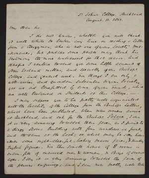 Letter from Charles Abraham