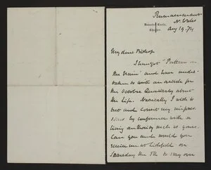 Letter - W E Gladstone
