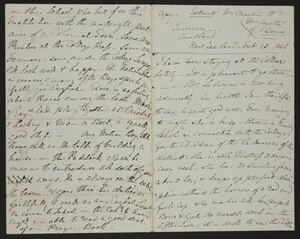 Extracts from letter by William Martin