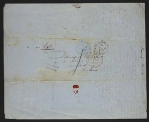 Letter from Fanny Peacock