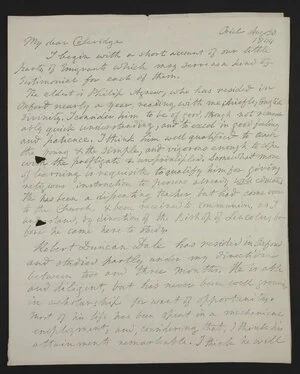 Letter - Marriott to Coleridge