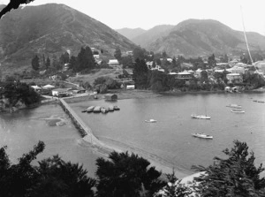 Overlooking Picton township and harbour