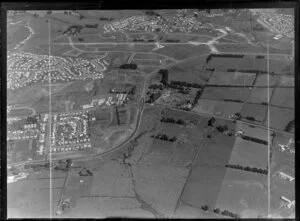 Favona Road [James Fletcher Drive], Otahuhu, Auckland, featuring factories of Pacific Steel Group