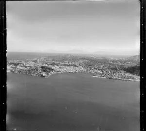 Wellington, including Lambton Harbour and city