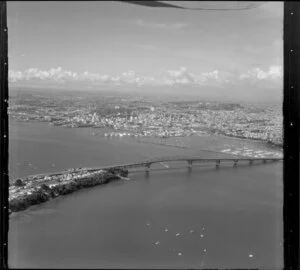 Waitemata Harbour, Auckland, including Auckland Harbour Bridge
