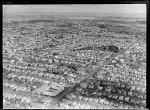 Houses and business premises surrounding Dominion Road, Balmoral, Auckland