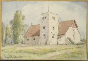 Barton, Cranleigh Harper, 1890-1975 :St. Barnabas' Church, Woodend. [ca 1950]