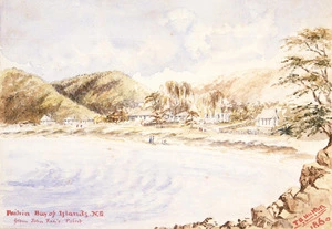Hutton, Thomas Biddulph 1824-1886 :Paihia Bay of Islands N.Z. from John Fox's point 1860