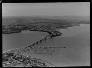 Auckland Harbour Bridge and Westhaven