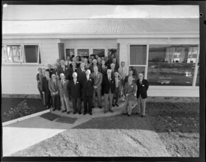 Members of the Auckland Aero Club reunion, Ardmore, Auckland