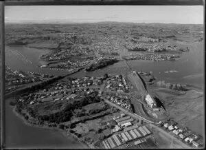 Construction of new highway and bridge, Pakuranga and Panmure, Auckland