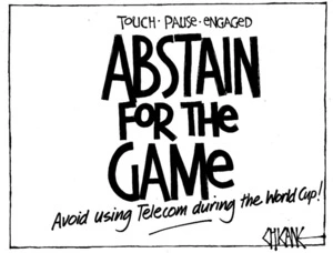 Winter, Mark 1958- :Abstain for the game... 18 August 2011