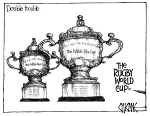 Winter, Mark 1958- :Double trouble - the World Rugby Cup. 19 August 2011