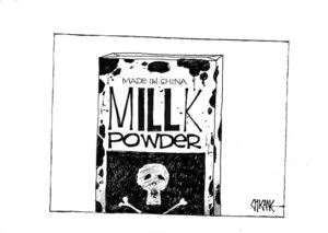 MILLk powder made in China. 19 September, 2008