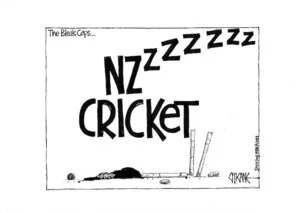 'The Bleak Caps...' 'NZzzzzzz CRICKET'. 17 June, 2008