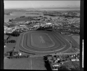 Horse racing training tracks, Takanini, Auckland