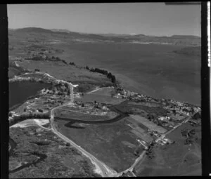 Mourea, Western Bay of Plenty, including Lake Rotorua in the background