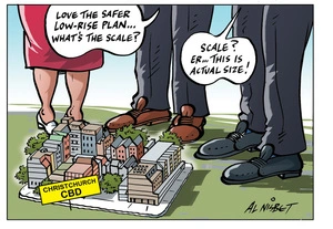 Nisbet, Alistair, 1958- :"Love the low-rise plan... what's the scale?" ... 13 August 2011
