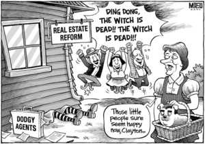 "Ding dong, the witch is dead!! The witch is dead!!!" "These little people sure seem happy now, Clayton..." 8 November, 2007