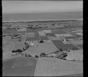 Donaghy Industries Ltd and surrounding area, Waikuku, Rangiora County, Canterbury