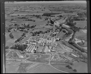 Freezing works at Aorangi, Manawatu District