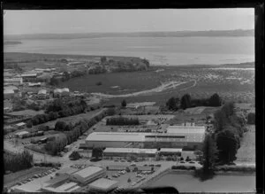 Industrial area, Avondale, Auckland, including factory of British Paints New Zealand Ltd