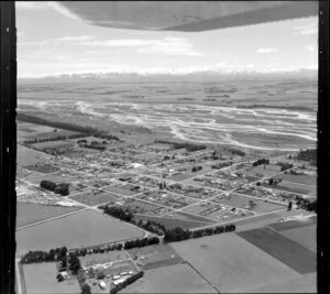 Rakaia town and river, Canterbury