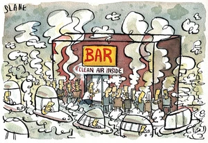 BAR. Clean air inside. 15 October, 2003