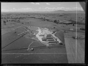 Morrinsville, Matamata-Piako District, featuring New Zealand Farmers Fertiliser Company plant