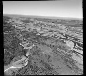 Rakaia River, showing braiding