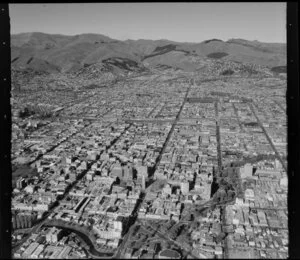 Christchurch, showing city centre