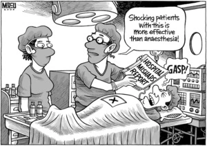 "Shocking patients with this is more effective than anaesthesia!" 22 February, 2008