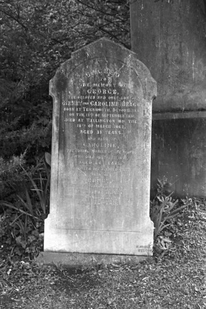 Bragg family grave, plot 3605 Bolton Street Cemetery