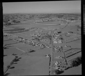 Parakai (foreground) and Helensville, Rodney District