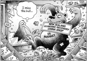 'New Zealand economic recovery china shop'. "I miss the bull..." 18 September, 2008