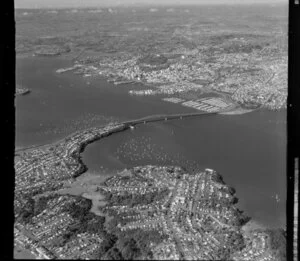 Auckland City, North Shore and Waitemata Harbour, including Auckland Harbour Bridge