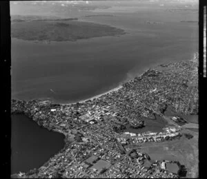 Auckland City and Waitemata Harbour, including Rangitoto Island