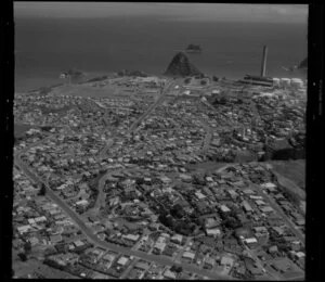 Moturoa, Paritutu and power station, New Plymouth