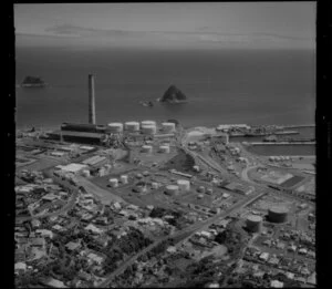 Port Taranaki and power station, New Plymouth