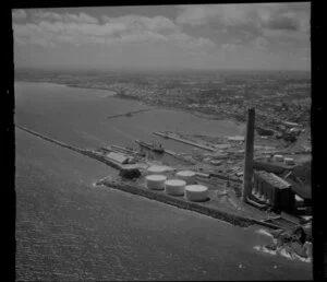 Port Taranaki and power station, New Plymouth