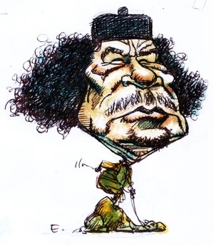 Evans, Malcolm Paul, 1945- :[Gaddafi]. 23 August 2011