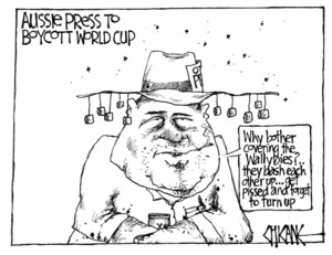 Winter, Mark 1958- :Aussie press to boycott World Cup... 25 August 2011