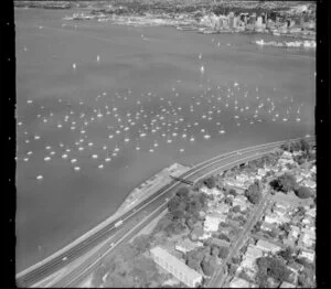 Northern approaches to Auckland Harbour Bridge