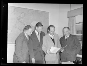 Noel Lindrum, J R Peak, H H Galbraith and G N Roberts