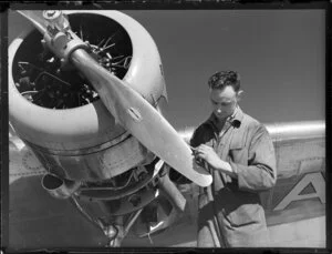 Aircraft maintenance at Milson Aerodrome, Palmerston North