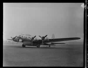 Flying Fortress aircraft used to escort Beechcraft to Japan